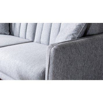 Set sofá cama sillón Aqua TAKIM3-S 1008 Gris - 867UNQ1678