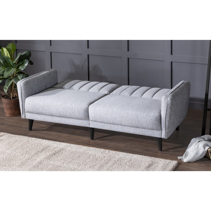 Set sofá cama sillón Aqua TAKIM3-S 1008 Gris