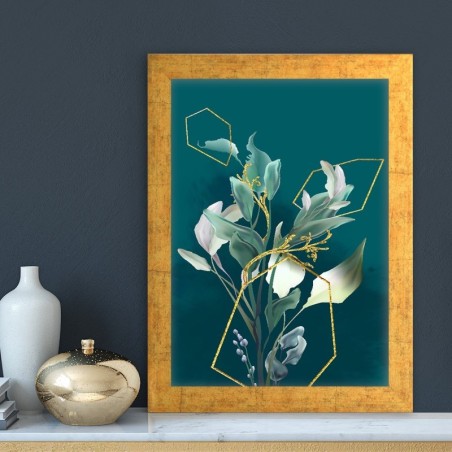 Pintura decorativa enmarcada MDF AC14867169685 multicolor 24x29 cm