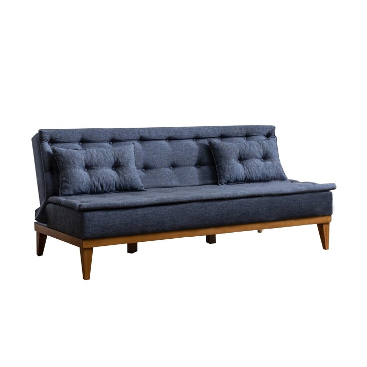 Set sofá cama sillón Fuoco Azul oscuro