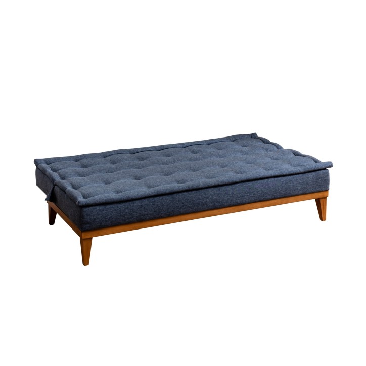 Set sofá cama sillón Fuoco Azul oscuro