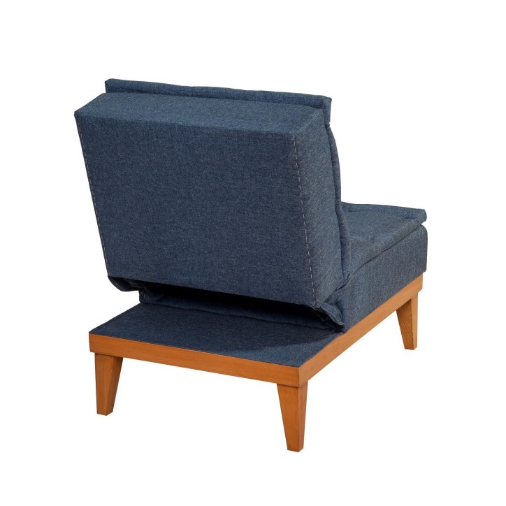 Set sofá cama sillón Fuoco Azul oscuro