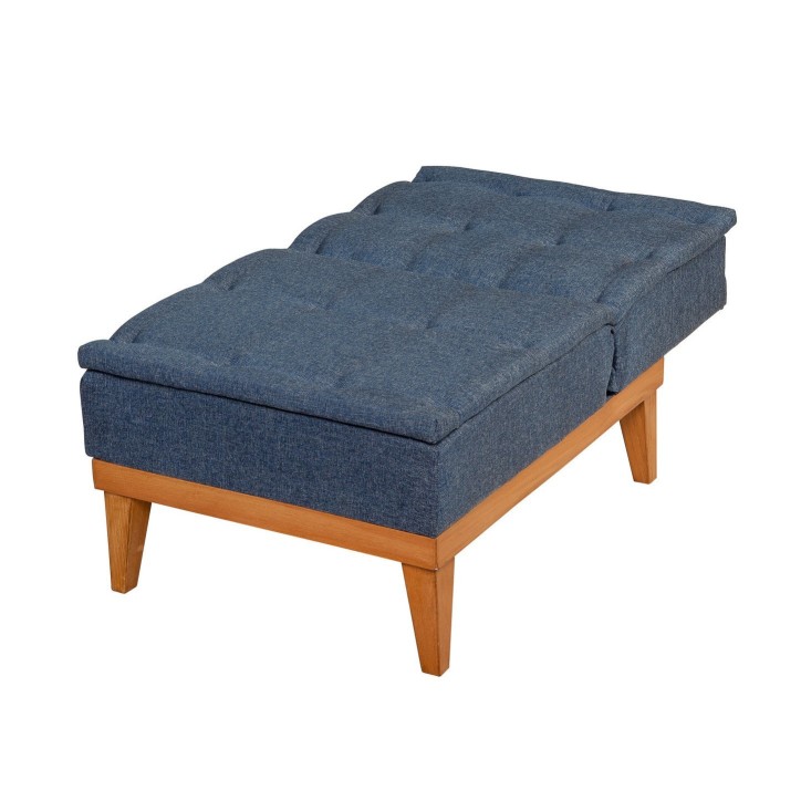 Set sofá cama sillón Fuoco Azul oscuro