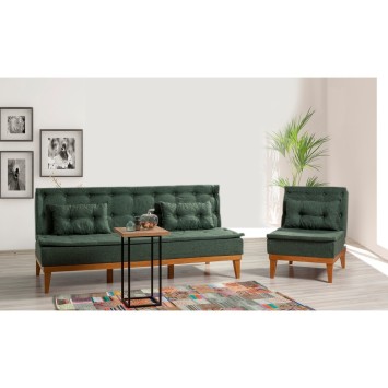 Set sofá cama sillón Fuoco Verde - 867UNQ1608