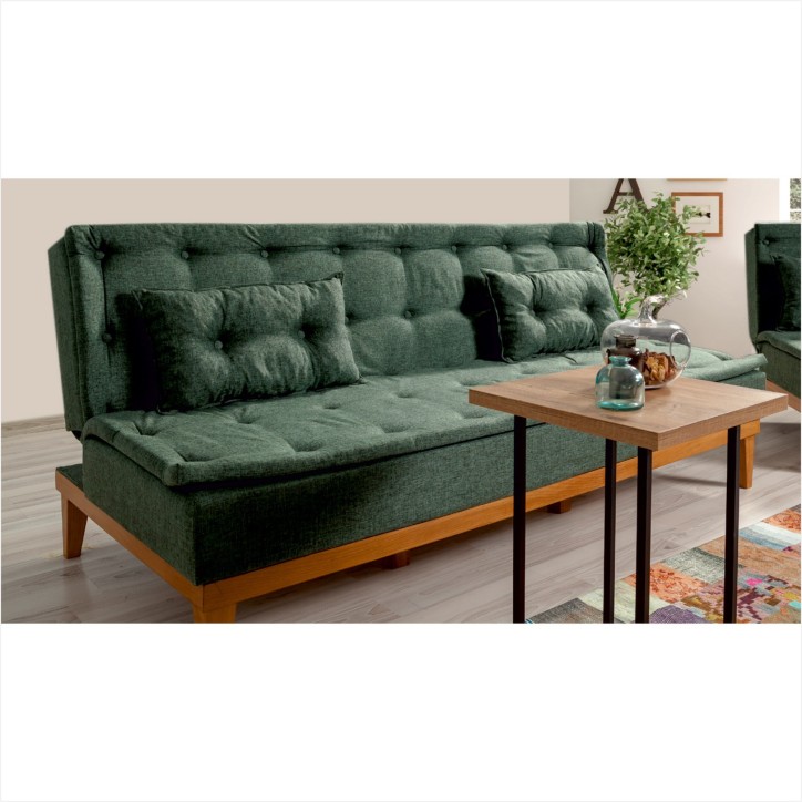 Set sofá cama sillón Fuoco Verde