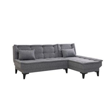 Sofá cama rinconera Santo S Gris oscuro - 867UNQ1912