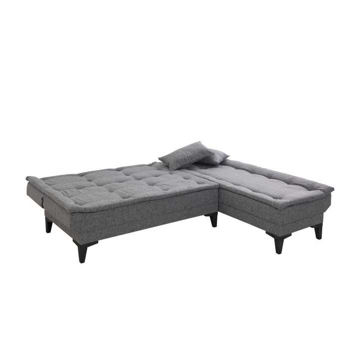 Sofá cama rinconera Santo S Gris oscuro