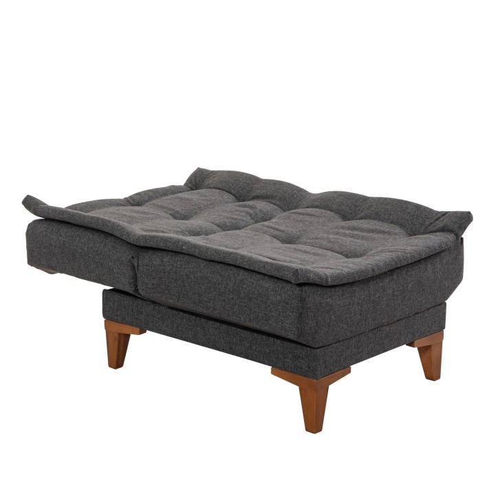 Set sofá cama sillón Santo TKM01-1053 Antracita