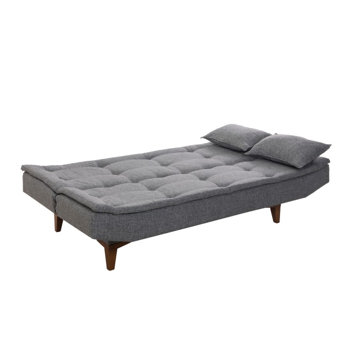 Set sofá cama sillón Santo TKM05-94216 Gris oscuro