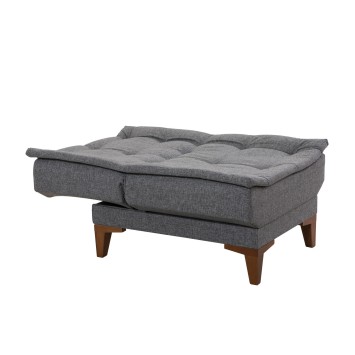 Set sofá cama sillón Santo TKM05-94216 Gris oscuro - 867UNQ1642