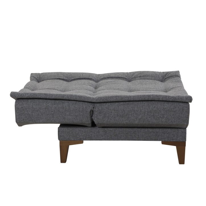 Set sofá cama sillón Santo TKM05-94216 Gris oscuro