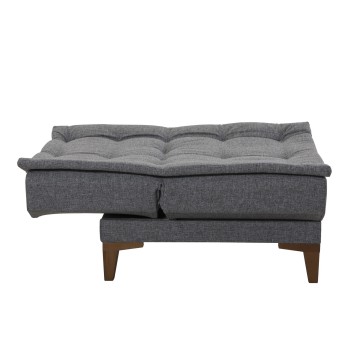 Set sofá cama sillón Santo TKM05-94216 Gris oscuro - 867UNQ1642