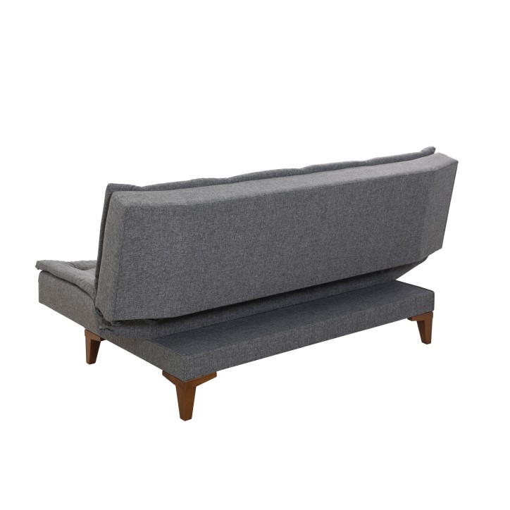 Set sofá cama sillón Santo TKM05-94216 Gris oscuro