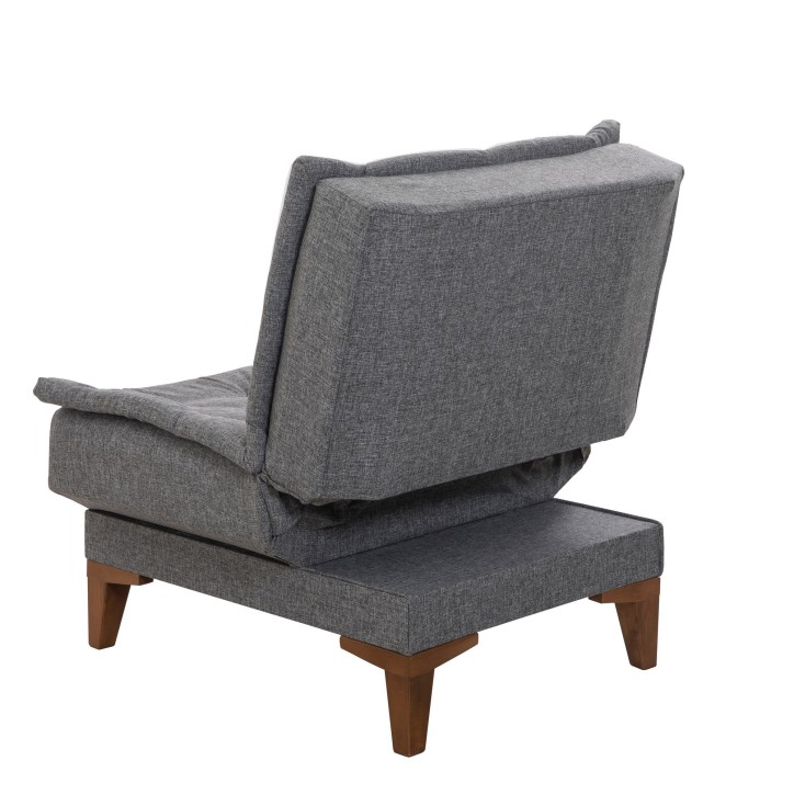 Set sofá cama sillón Santo TKM05-94216 Gris oscuro