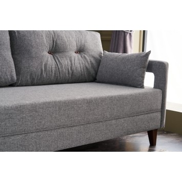 Sofá rinconera Comfort izquierdo Gris - 825BLC2614