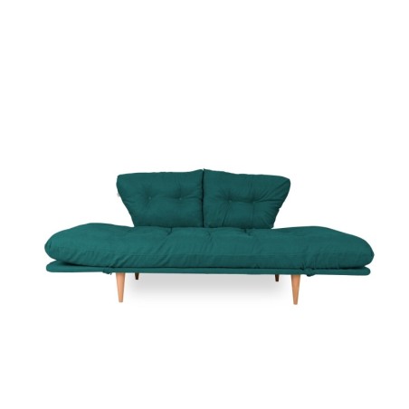 Sofá cama 3 plazas Nina Daybed GR124 Verde petróleo