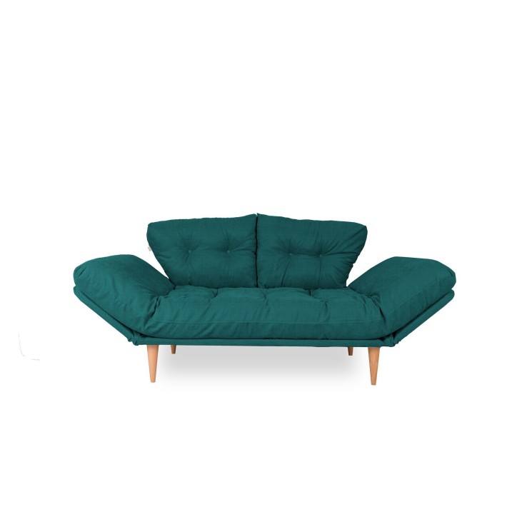 Sofá cama 3 plazas Nina Daybed GR124 Verde petróleo