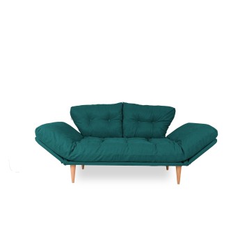 Sofá cama 3 plazas Nina Daybed GR124 Verde petróleo - 859FTN1353