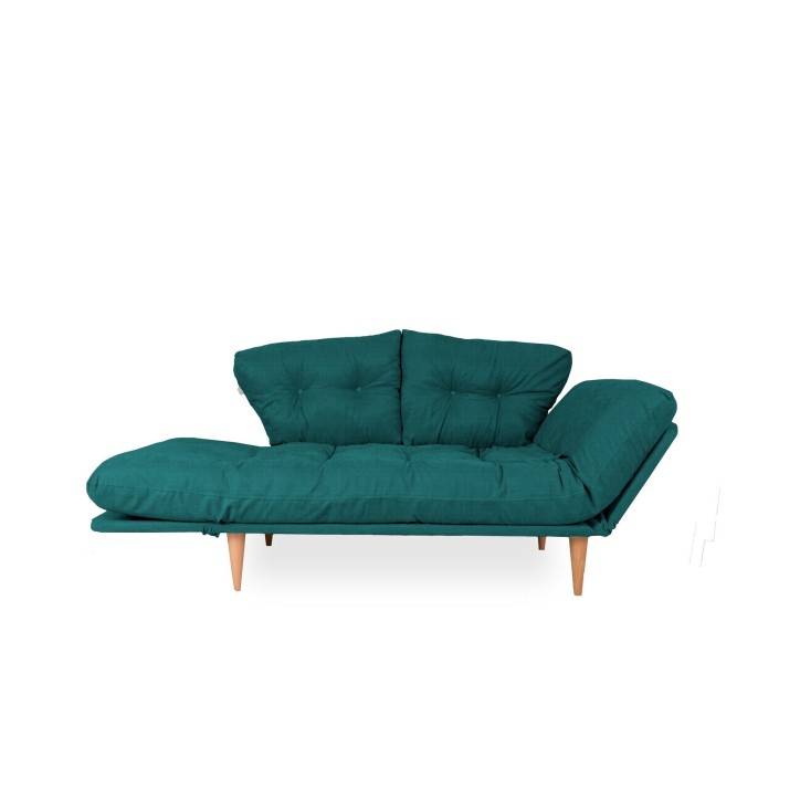 Sofá cama 3 plazas Nina Daybed GR124 Verde petróleo