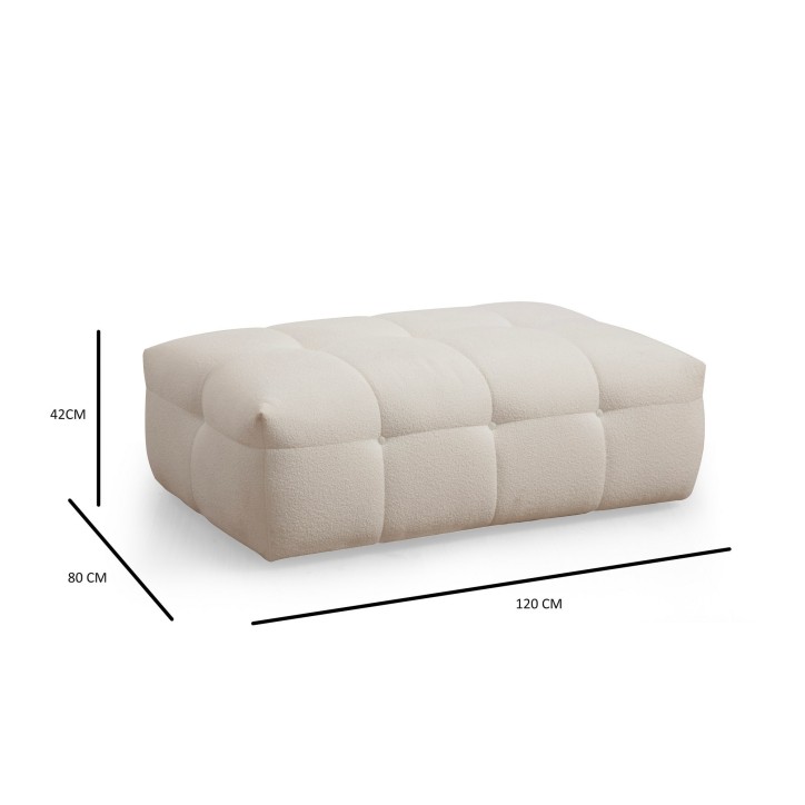 Puff Cady Ottoman Beige