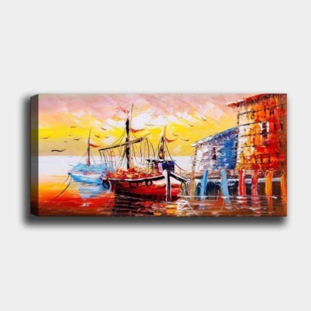 Pintura decorativa lienzo YTY394574059_50120 multicolor 50x120