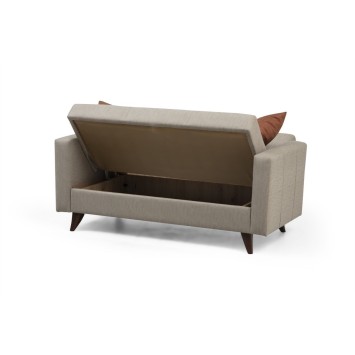 Sofá cama 2 plazas Polya Beige - 730MST1106