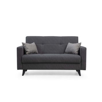 Sofá cama 2 plazas Polya Gris oscuro - 730MST1108