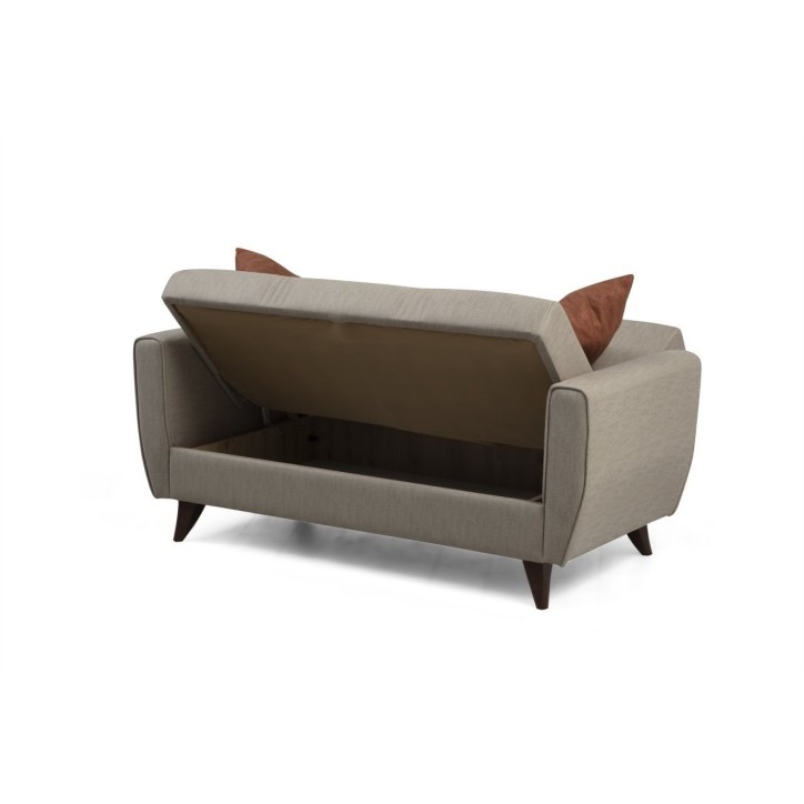 Sofá cama 2 plazas Zaden Beige