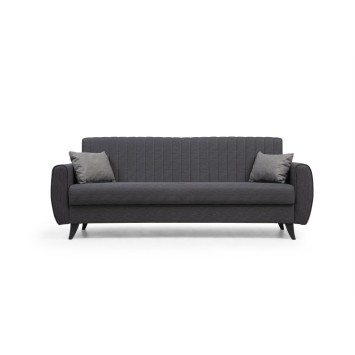 Sofá cama 3 plazas Alkon Gris oscuro - 730MST1204