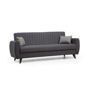 Sofá cama 3 plazas Alkon Gris oscuro - 730MST1204