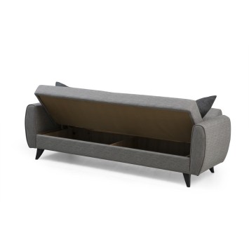 Sofá cama 3 plazas Alkon Gris claro - 730MST1201