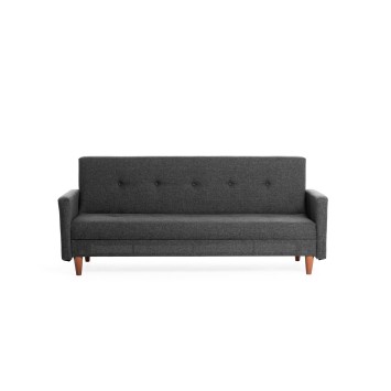 Sofá cama 3 plazas Hiko Gris oscuro - 859FTN2813