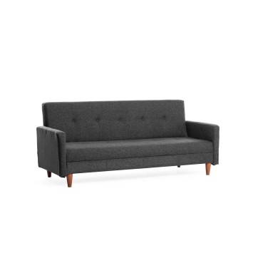 Sofá cama 3 plazas Hiko Gris oscuro - 859FTN2813