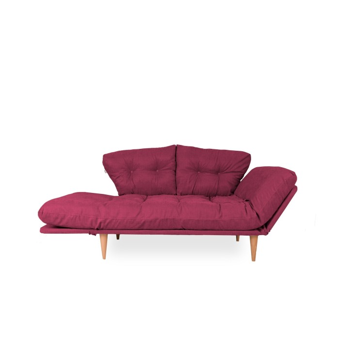 Sofá cama 3 plazas Nina Daybed GR105 Rojo oscuro