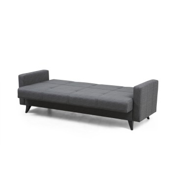 Sofá cama 3 plazas Polya Gris oscuro - 730MST1208