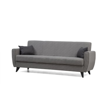 Sofá cama 3 plazas Zaden Gris claro - 730MST1209