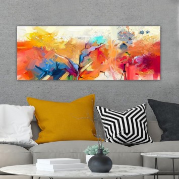 Pintura decorativa lienzo YTY1040210842_3080 multicolor 30x80 cm