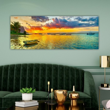 Pintura decorativa lienzo YTY745431814_3080 multicolor 30x80 cm