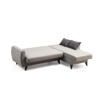 Sofá cama rinconera Alkon Gris claro - 730MST1301