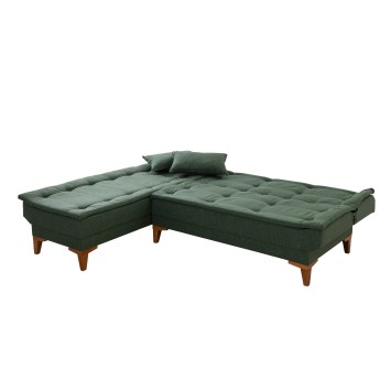 Sofá cama rinconera Santo izquierdo Verde - 867UNQ1926