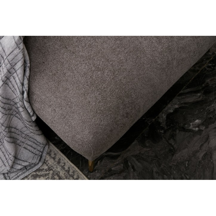 Sofá cama rinconera Simena izquierdo Oro gris