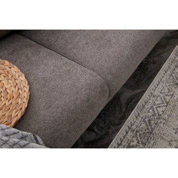 Sofá cama rinconera Simena izquierdo Oro gris - 825BLC2835