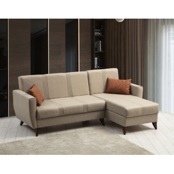 Sofá cama rinconera Zaden Beige - 730MST1310