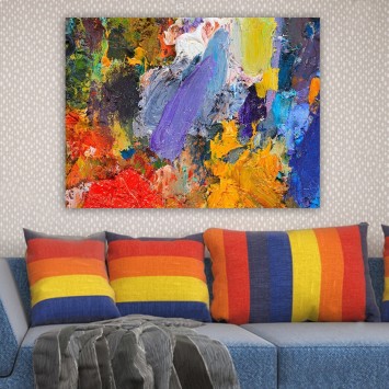 Pintura decorativa lienzo 269895851_70100 multicolor 70x100 cm