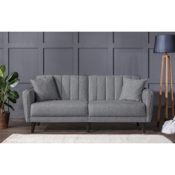 Set sofá cama sillón Aqua TAKIM4-S 94216 Gris oscuro - 867UNQ1679