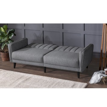 Set sofá cama sillón Aqua TAKIM4-S 94216 Gris oscuro - 867UNQ1679