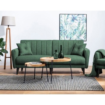 Set sofá cama sillón Aqua TAKIM7-S 1070 Verde - 867UNQ1682