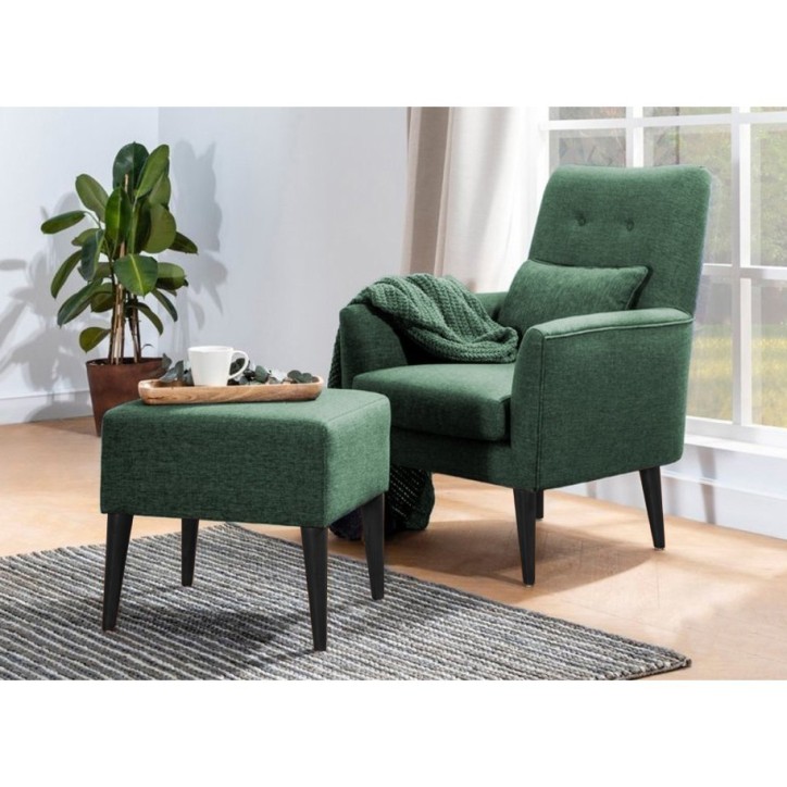 Set sofá cama sillón Aqua TAKIM7-S 1070 Verde