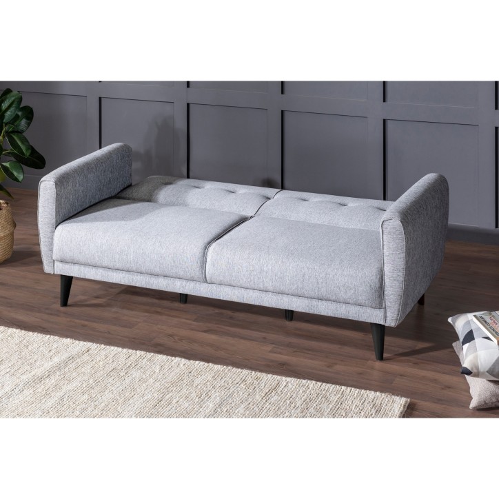 Set sofá cama sillón Aria TAKIM3-S 1008 Gris