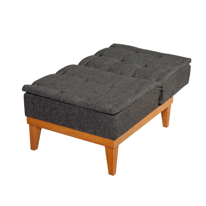 Set sofá cama sillón Fuoco TKM01-1053 Antracita